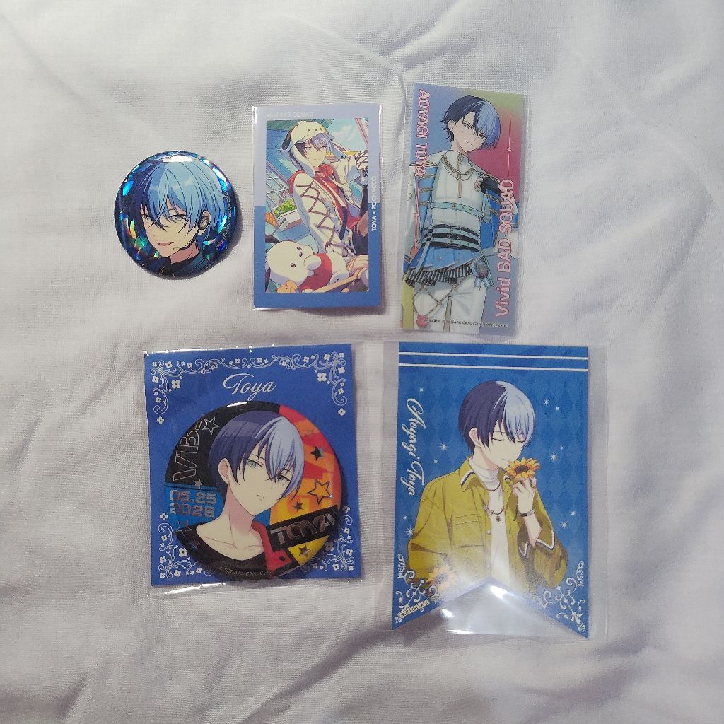 Project Sekai various merch Toya Aoyagi