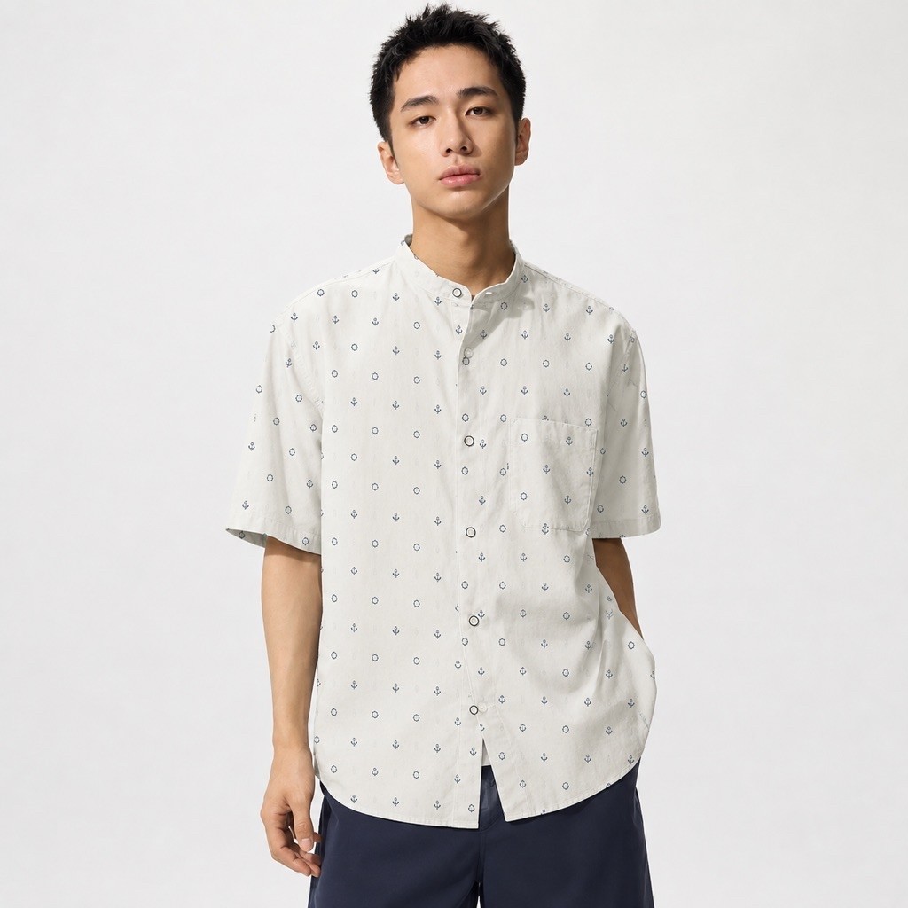 Kemeja Caesar sanghai print (SCND)
