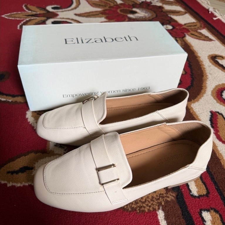 Preloved Sepatu Elizabeth - Pantofel Heels Elizabeth - Cream