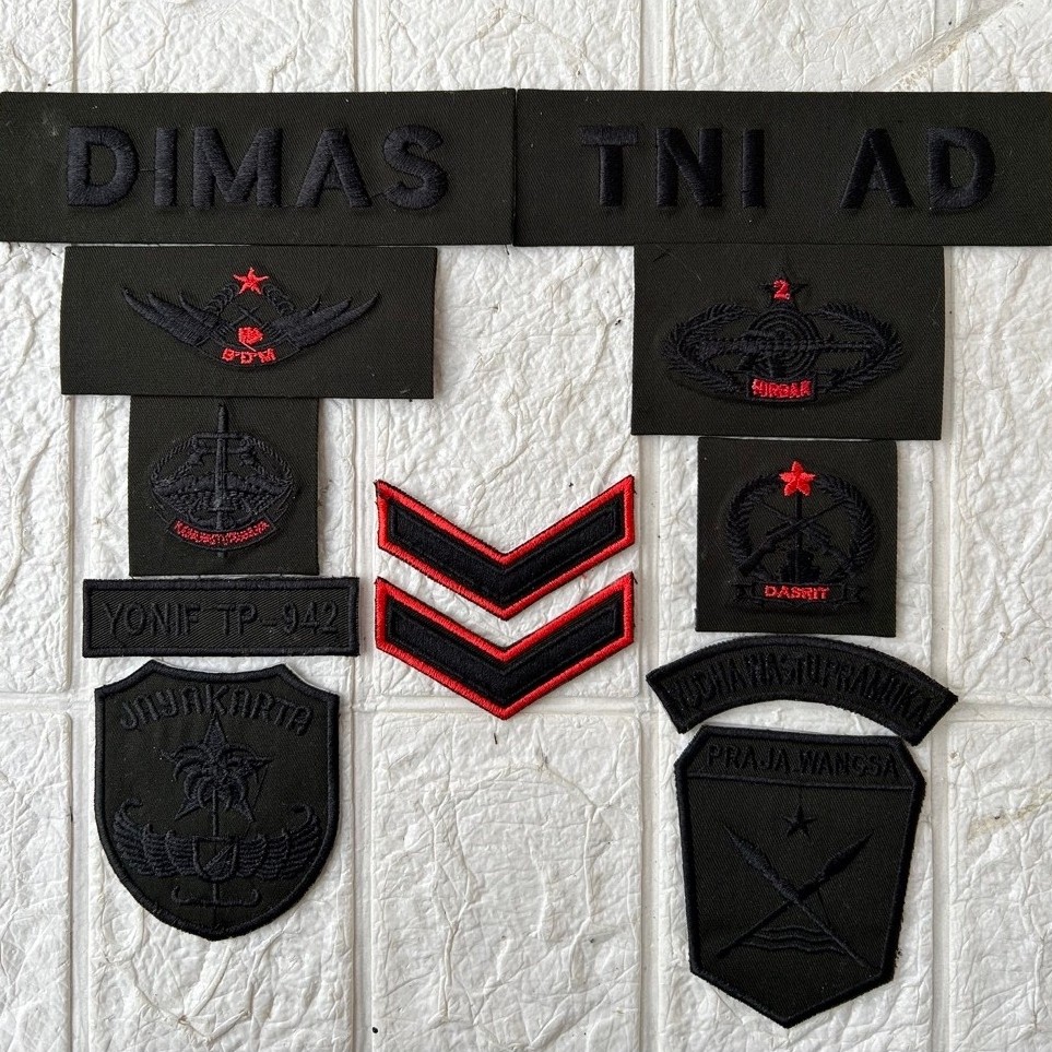 papan nama pdl TNI malvinas, atribut pdl TNI malvinas