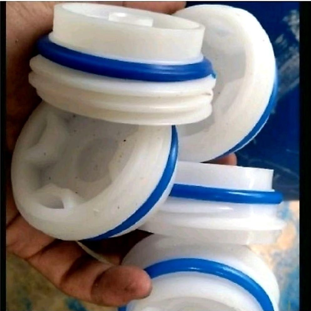 tutup drum plastik 200liter putih.bahan tebal hdpe.cocok untuk drum 200liter...
