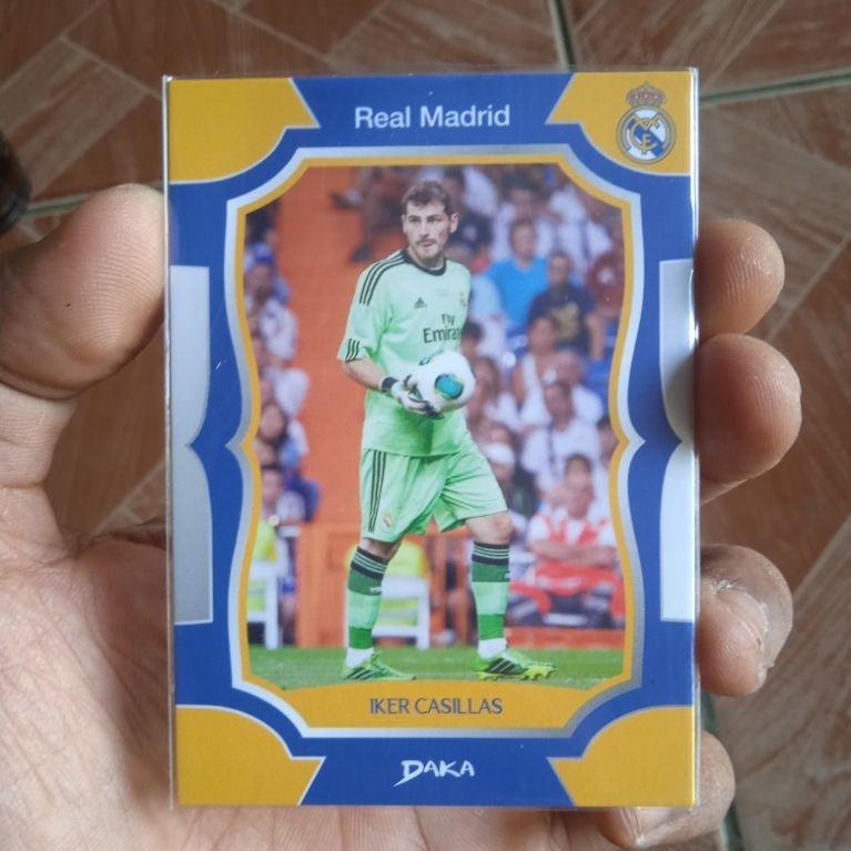 Kartu Bola Daka Real Madrid Iker Casillas
