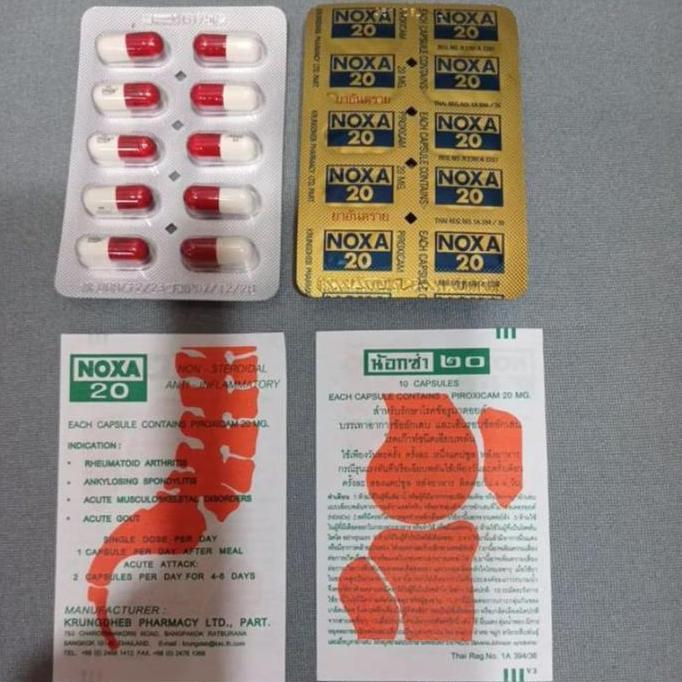 NOXA 20 OBAT AYAM TENDON TURUN URAT  BENGKAK MIIRIP CAPIROX THAILAND