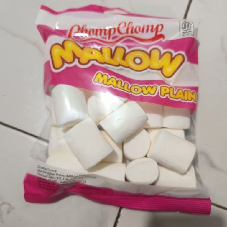Chomp-Chomp Marshmallow Plain 200g, Champ Champ marshmallow 200gr 200g
