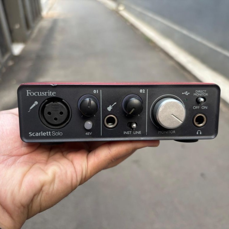 Soundcard Recording Focusrite Solo
