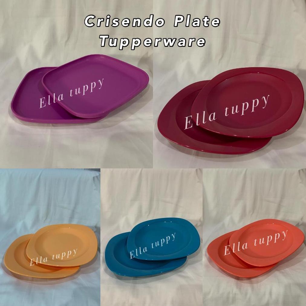 Piring Large Crisendo Plate [ Ella Tuppy Tuperware ]