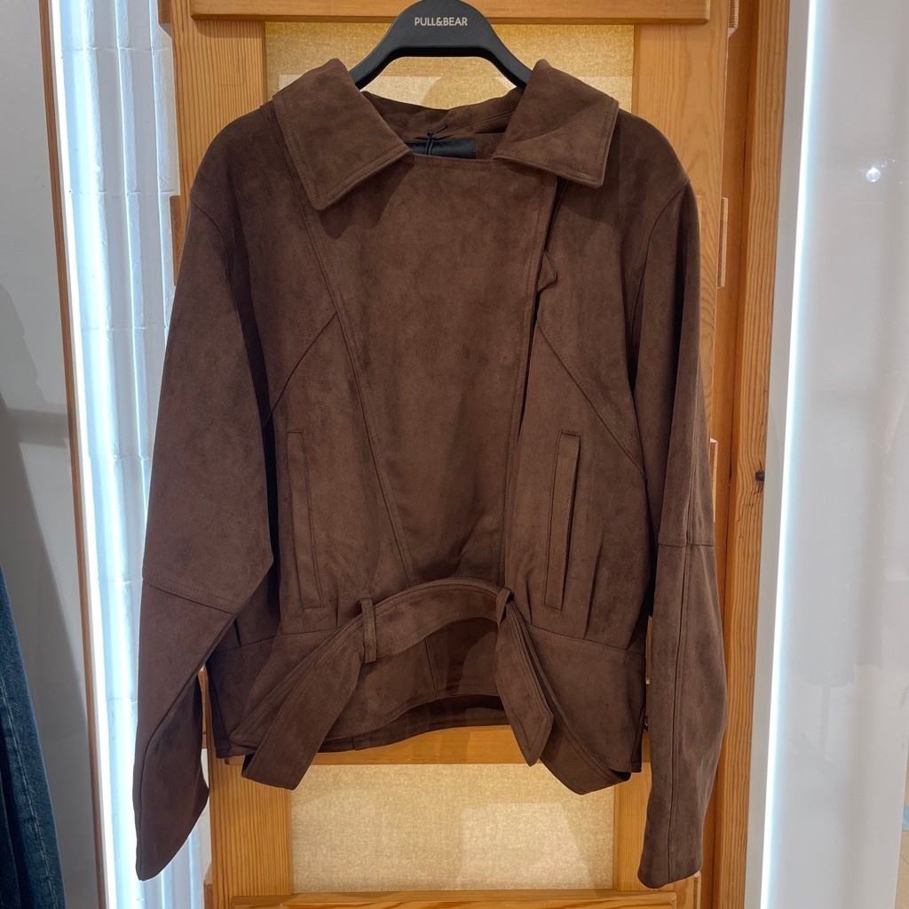 Jaket Suede PULL&BEAR Women jastip (jasa titip)