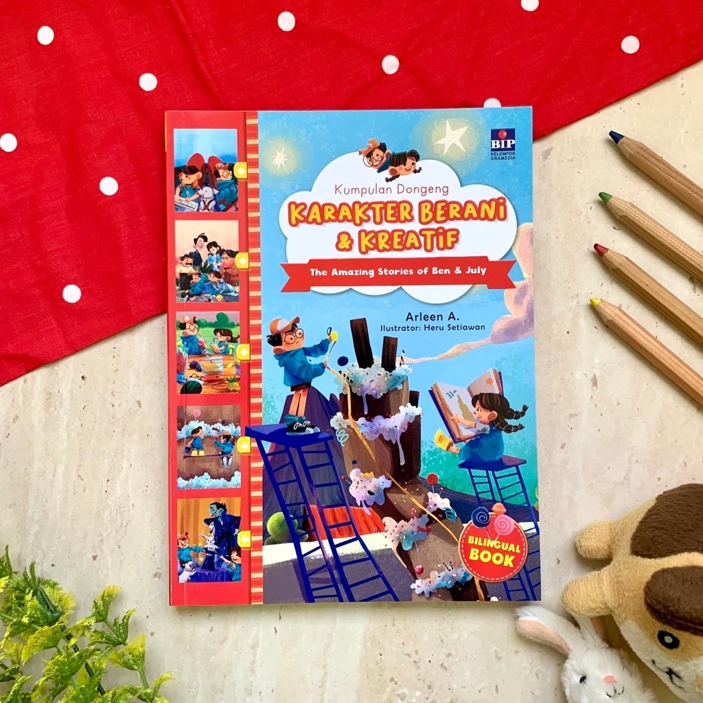Buku Cerita Anak Bilingual Kumpulan Dongeng Berani dan Kreatif by Arleen A