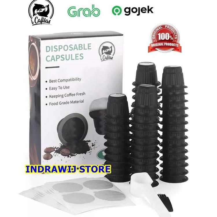 Icafilas Nespresso Capsule Disposable Coffee Pod Kapsul Kopi