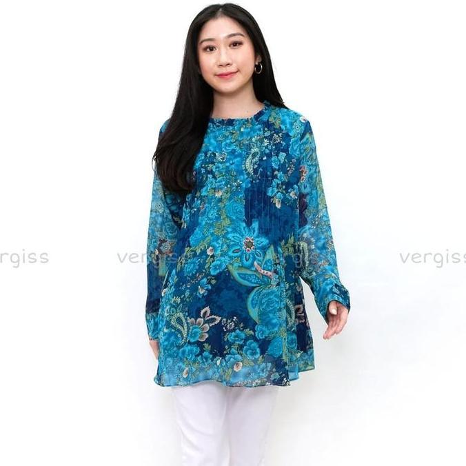 Blus Hamil Sifon Bunga