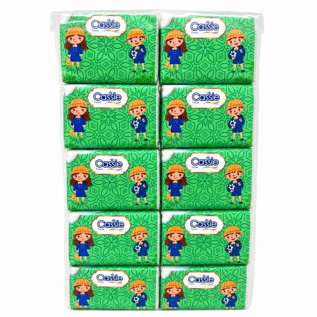 TISSUE CASSIE FACIAL POP UP & BROWN POP UP