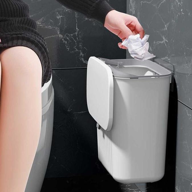 Tempat Sampah Kamar Mandi Gantung Dapur Wastafel Minimalis Tempel
