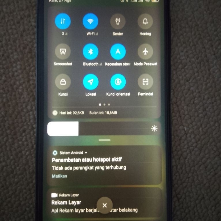set 1 lcd Redmi note 8 pro normal minus
