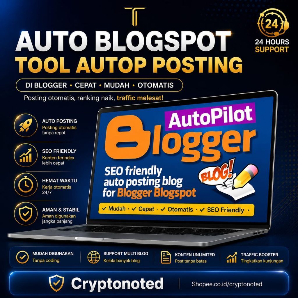 Tools Auto Pilot Blogspot - Tool AutoPosting di Blogger Termurah