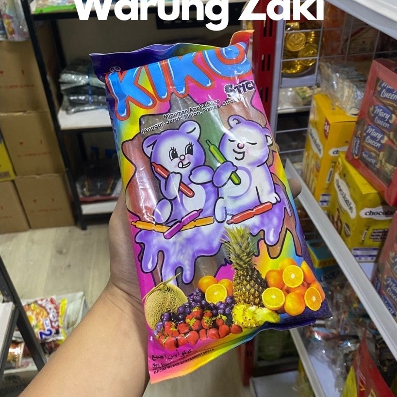 KIKO Es Stik Jelly - 10 Sticks, Rasa Buah Alami Paling Murah