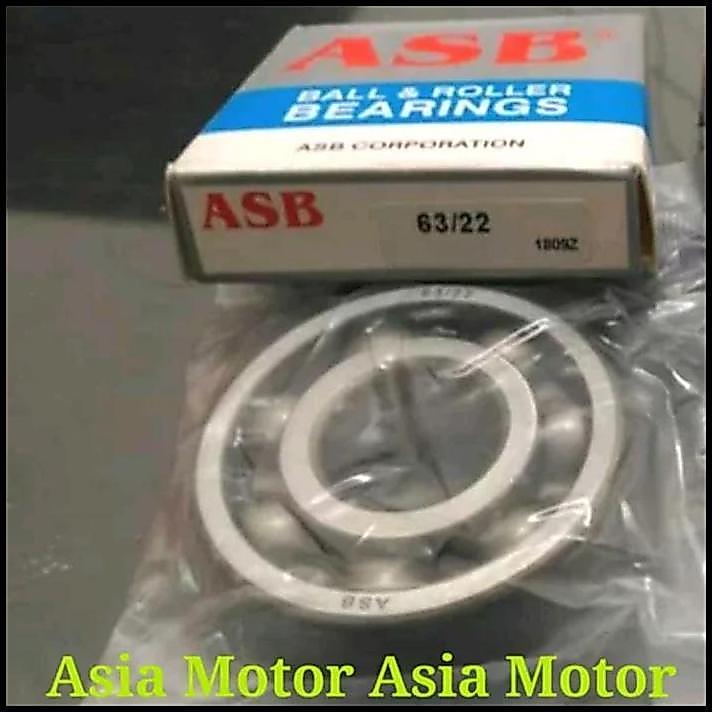 HOT DEAL BEARING 63/22 ASB LAHER BERING 63 22 ASB 63-22 UKURAN 22 X 56 X 16 MM !!