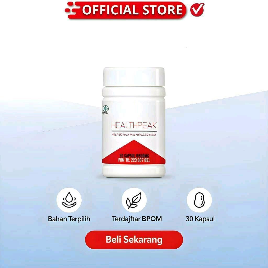 HealthPeak Suplemen Pria Stamina Energi Hormon