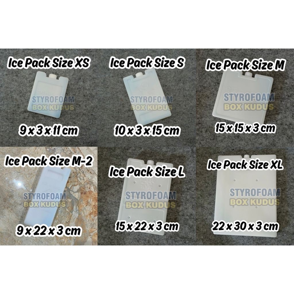 ICE PACK ATOM BELUM BEKU Ice Gel Pack Reuseable Ice Cooler Bag Ice Jelly Bag Es Untuk ASI Pendingin 