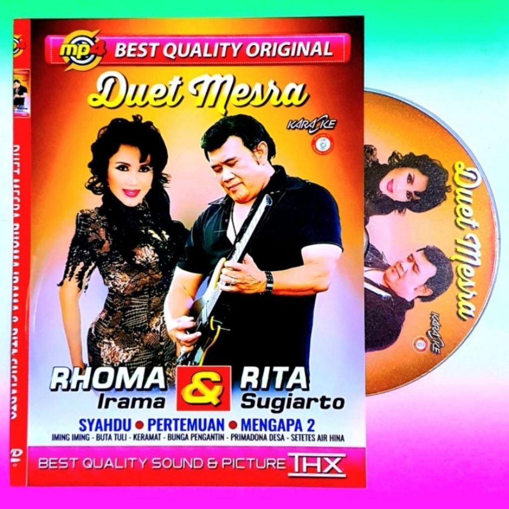KASET DVD MP5 LAGU DANGDUT LAWAS DUET RHOMA IRAMA FT RITA SUGIARTO-KASET DVD LAGU DANGDUT NOSTALGIA 