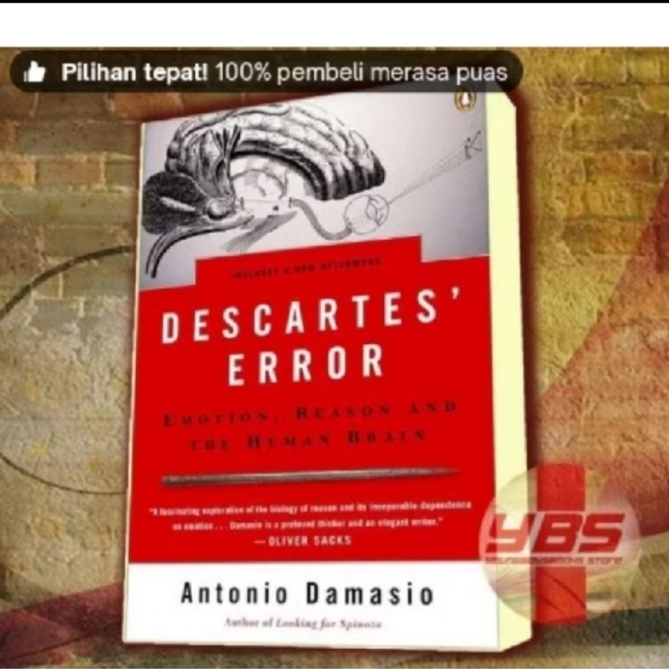 Buku Descartes' Error: Emotion, Reason, and the Human Brain