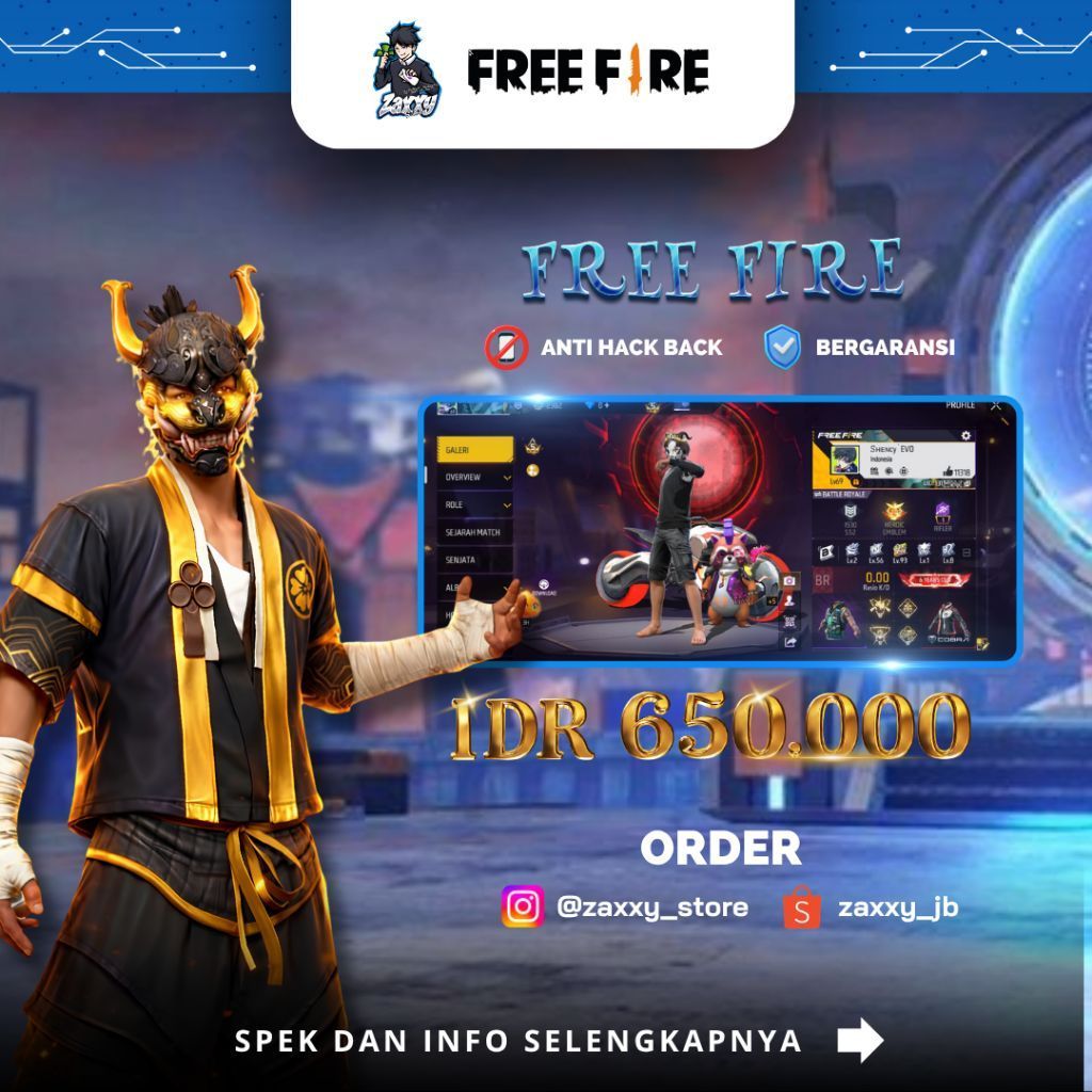 AKUN FF MURAH