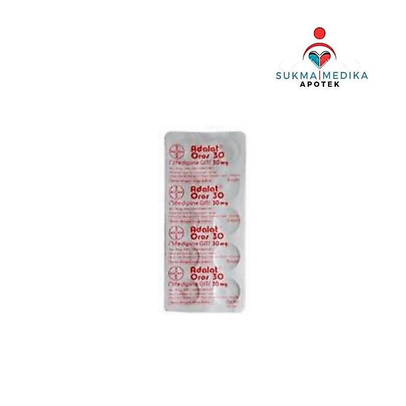 adalat oros 30MG 1 STRIP @ 10 TABLET