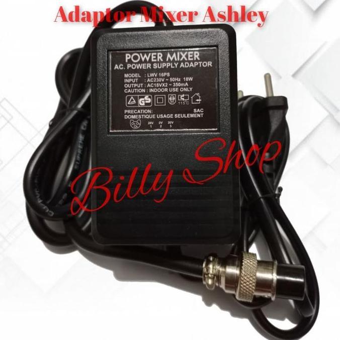 Adaptor Mixer Audio 3 Pin Ashley Ax8N,Alesis Ax8N/Ax8N V3 18V