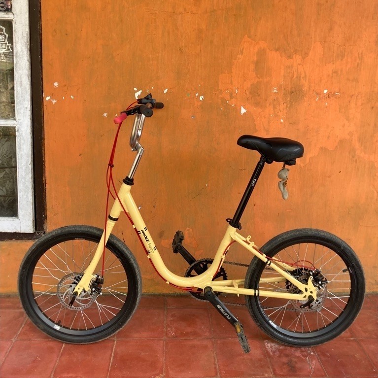Sepeda Lipat BNB Chris 20 20 Inch Frame Hi Ten 7 Speed Disc Brake Rakit Siap Pakai