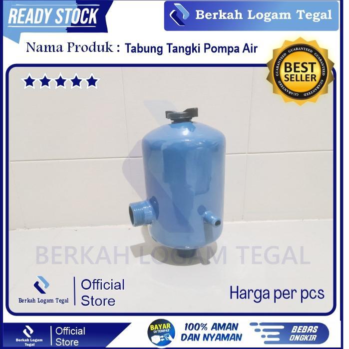 Tabung Tangki Pompa Air Otomatis Plat Besi Kuat Awet
