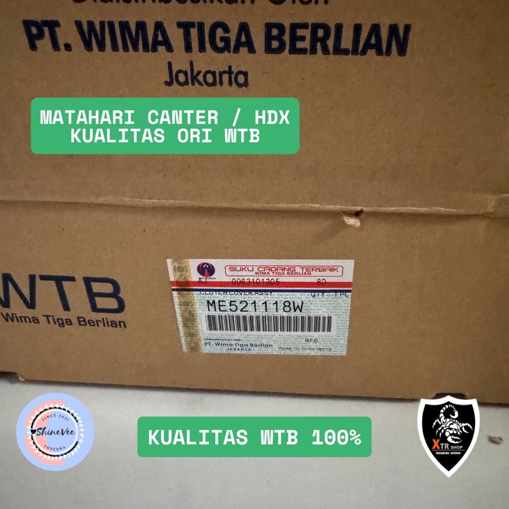 Matahari Kopling Clutch Cover Dekrup Mitsubishi Canter PS125 PS136 Fuso ME521118w matahari canter ME