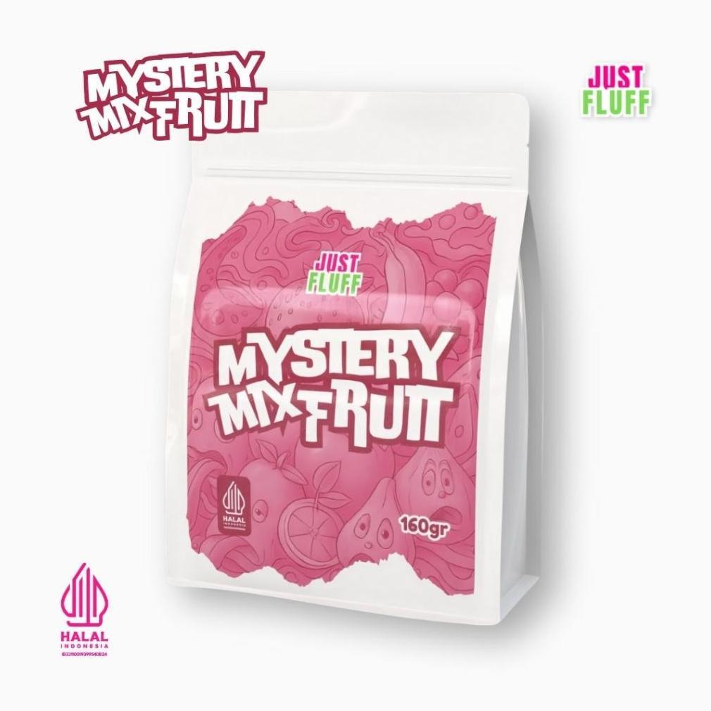 -PM- MYSTERY MIX FRUIT MARSHMALLOW JUSTFLUFF [HALAL]