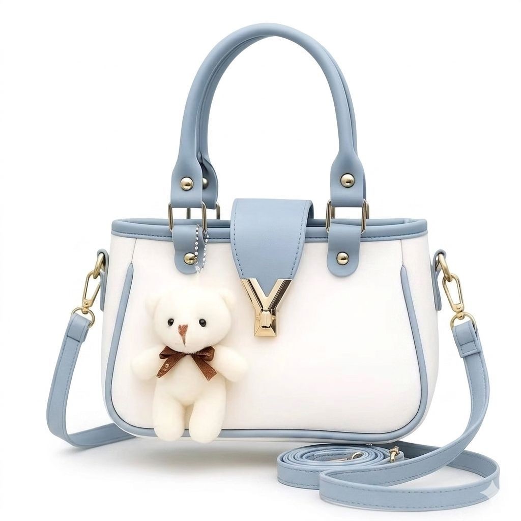 Tas selempang wanita alesha terbaru lucu dan elegan(free gantungan