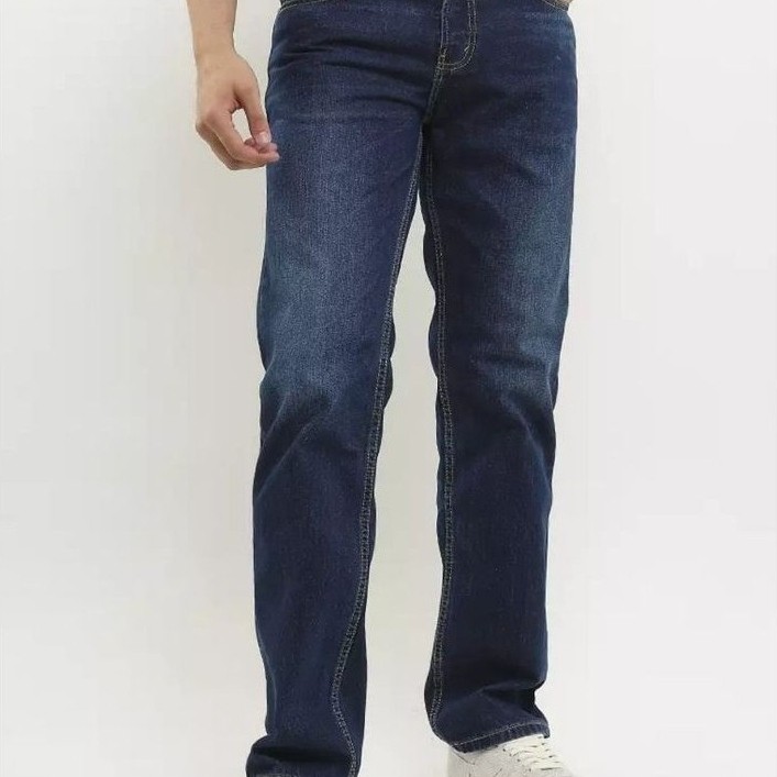 Fashion Straight Fit Denim Pants CFS141C LOIS ORIGINAL PRIA TERBARU REGULER