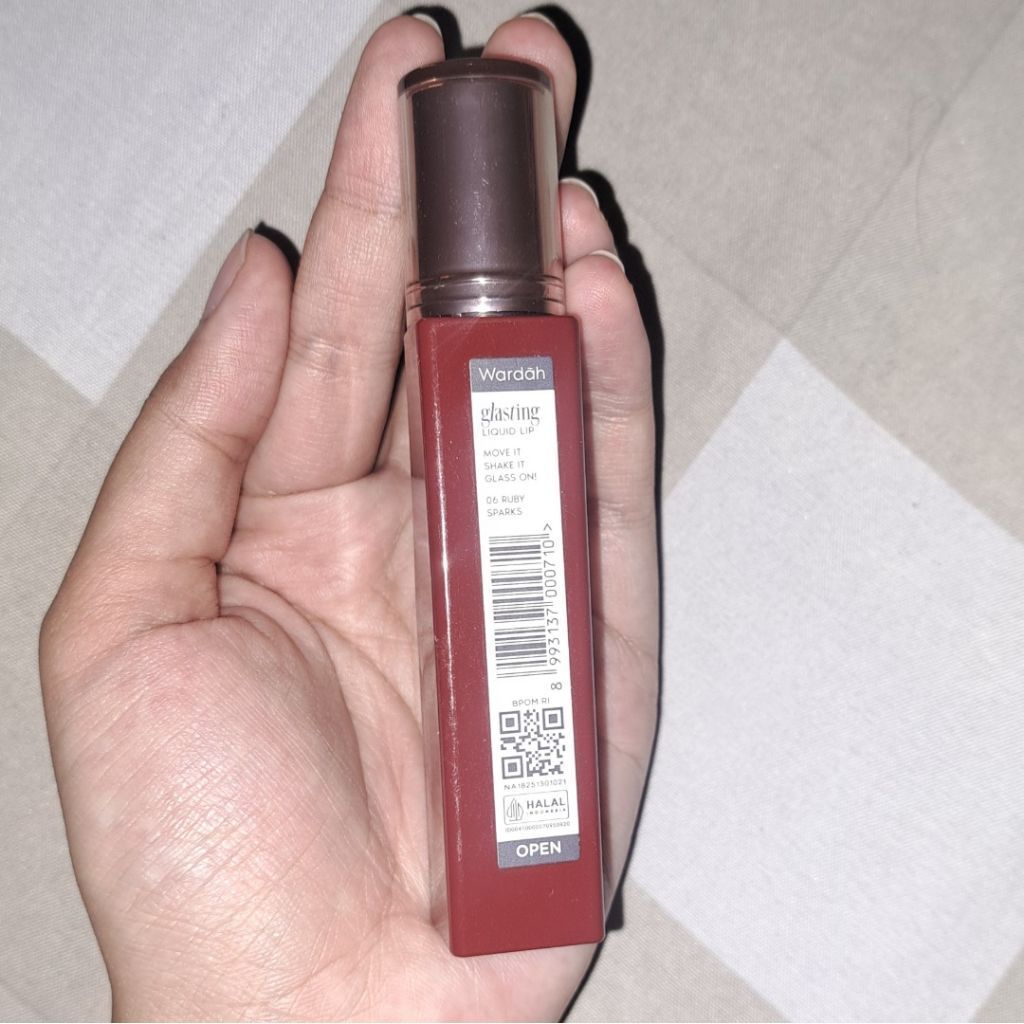 Preloved Wardah Glasting Lip 06 Ruby Sparks