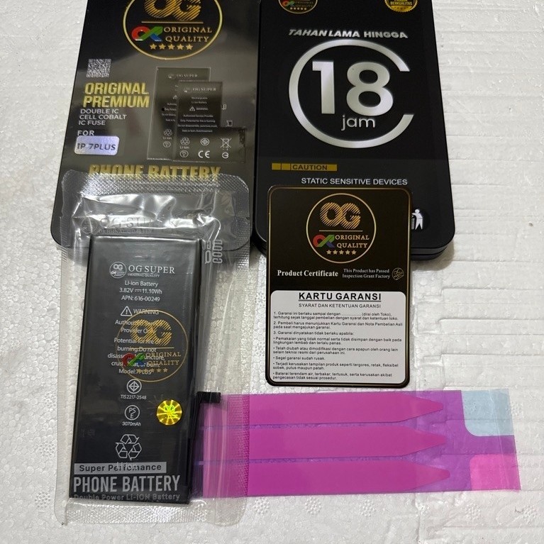 BATTERY BATRE BATERAI IP 7PLUS/IP7+PLUS/IP 7 PLUS/IPH 7+/IPH 7PLUS/IPH 7 PLUS