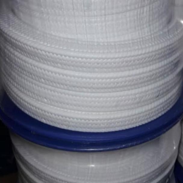 Ready gland packing pure teflon ptfe 6mm x 6mm x 3 mtr ( packing teflon)