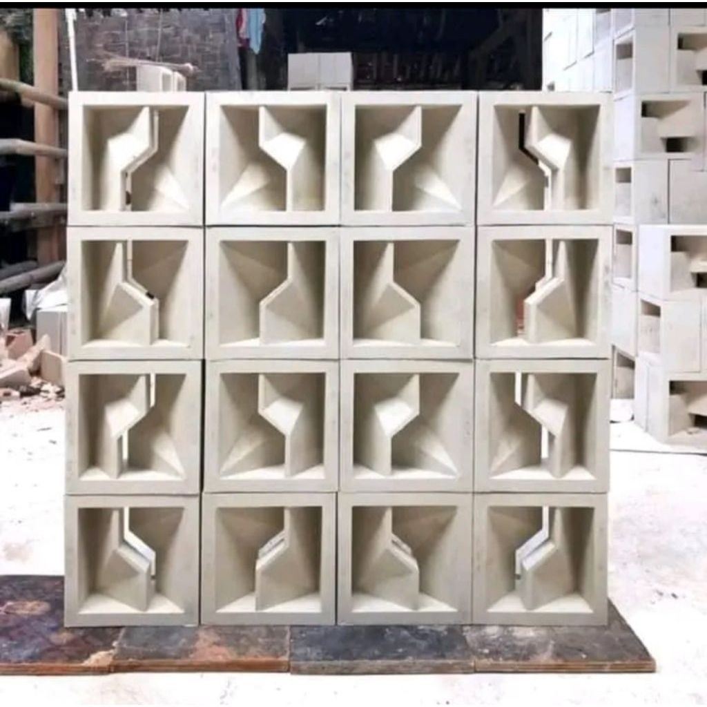 Roster Beton Minimalis Ventilasi Udara Rumah