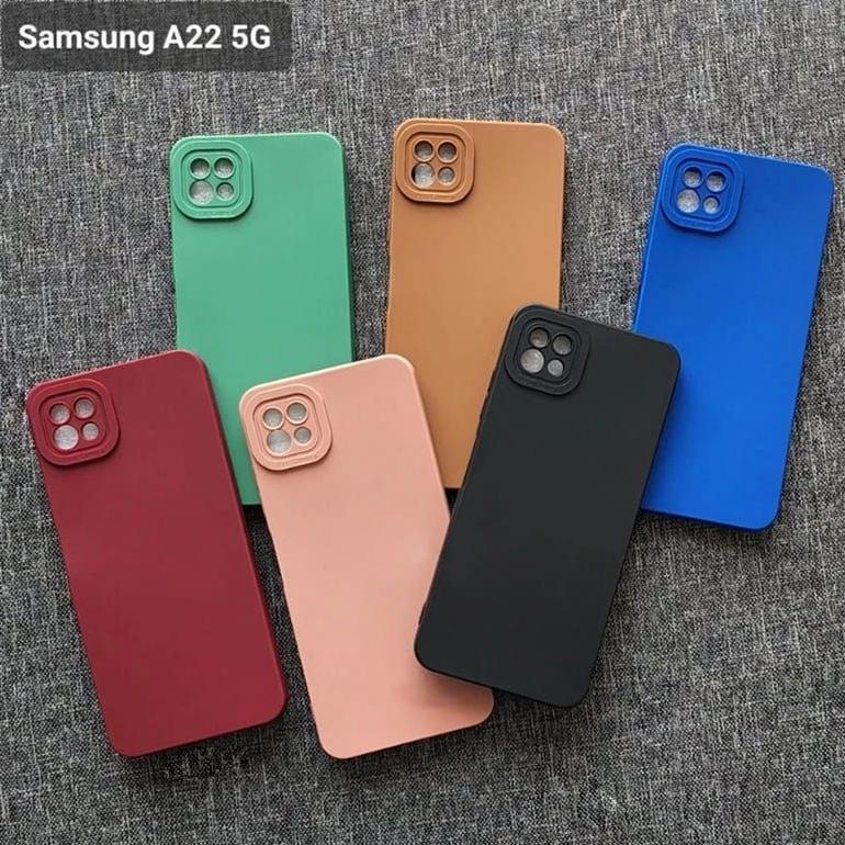 READY STOCK SOFTCASE PRO CAMIRA TYPE HP SAMSUNG A12/M12/A22 4G A225F /A22 5G  M32 SILICONE CASENG SO