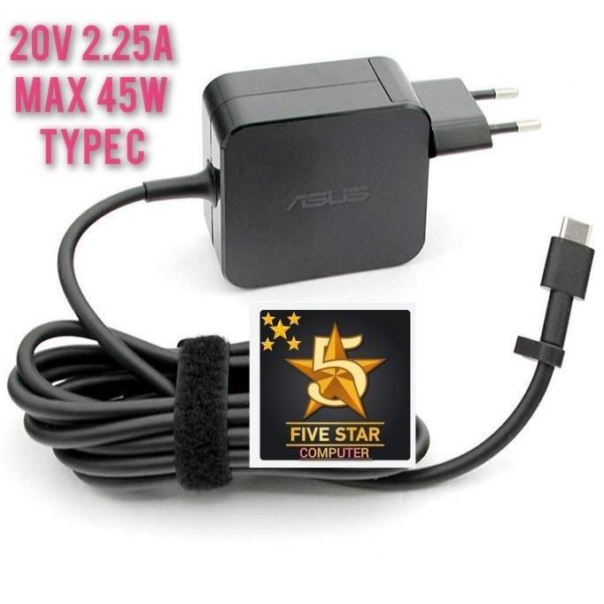 Adaptor Charger ASUS Chromebook C302 C302C C302CA Type C 45W