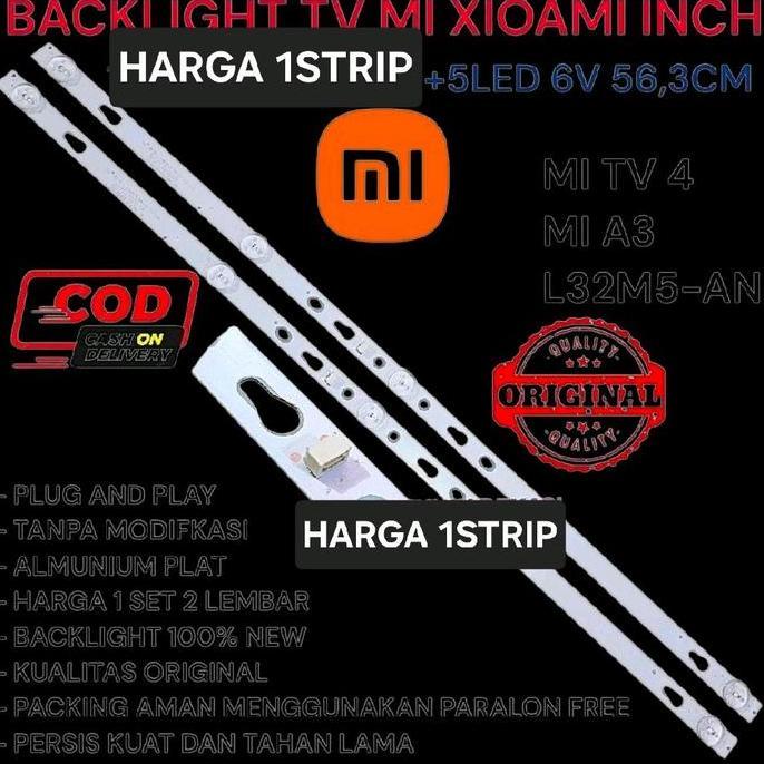 ( 6V 5K 6VOLT 5MATA ) BACKLIGHT LED TV XIAOMI 32 INCH 5 MATA 6 VOLT MI4A MIA3 MIA4 L32M5AN MI TV 4 4