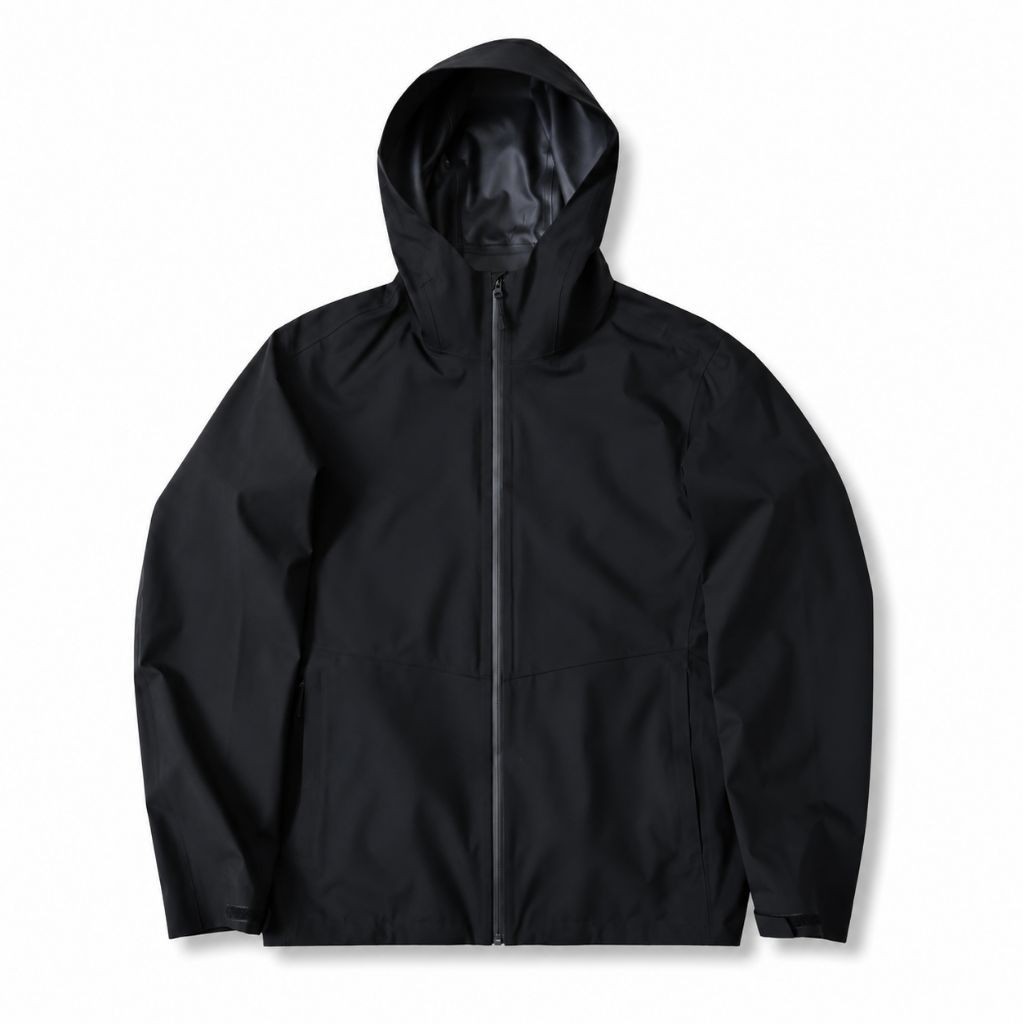 Uniqlo Blocktech Parka Black  Water Repellent - Preloved Grade A Size XL - Second Original
