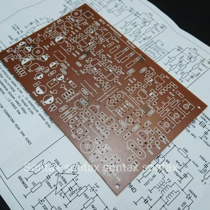 PCB BITX RADIO TRANSCEIVER HF SSB USB LSB STX79