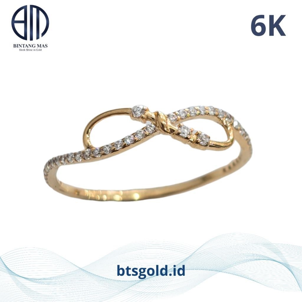 Cincin Emas Infinity | 6K