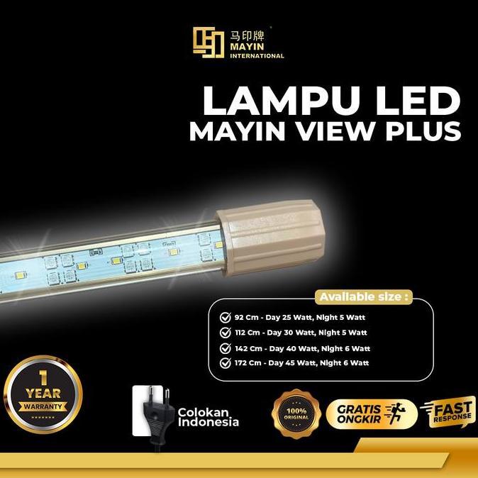 Lampu Led Mayin Plus Aquarium Ikan Arowana / Arwana - 172Cm