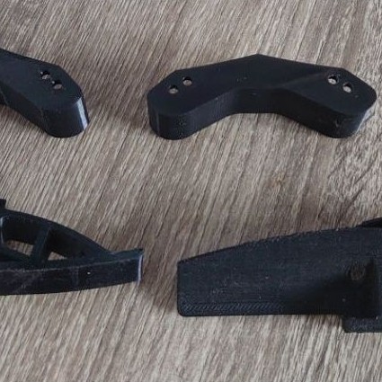Bumper depan belakang 3d print wltoys 124016 124019 144001