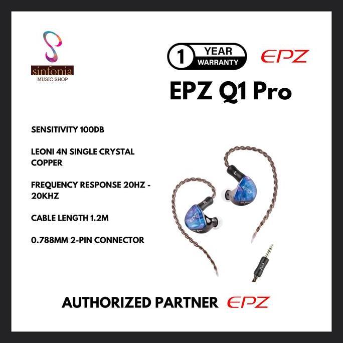 Epz Q1 Pro Earphone Wired Hifi Bass Dynamic Driver In Ear Earphone