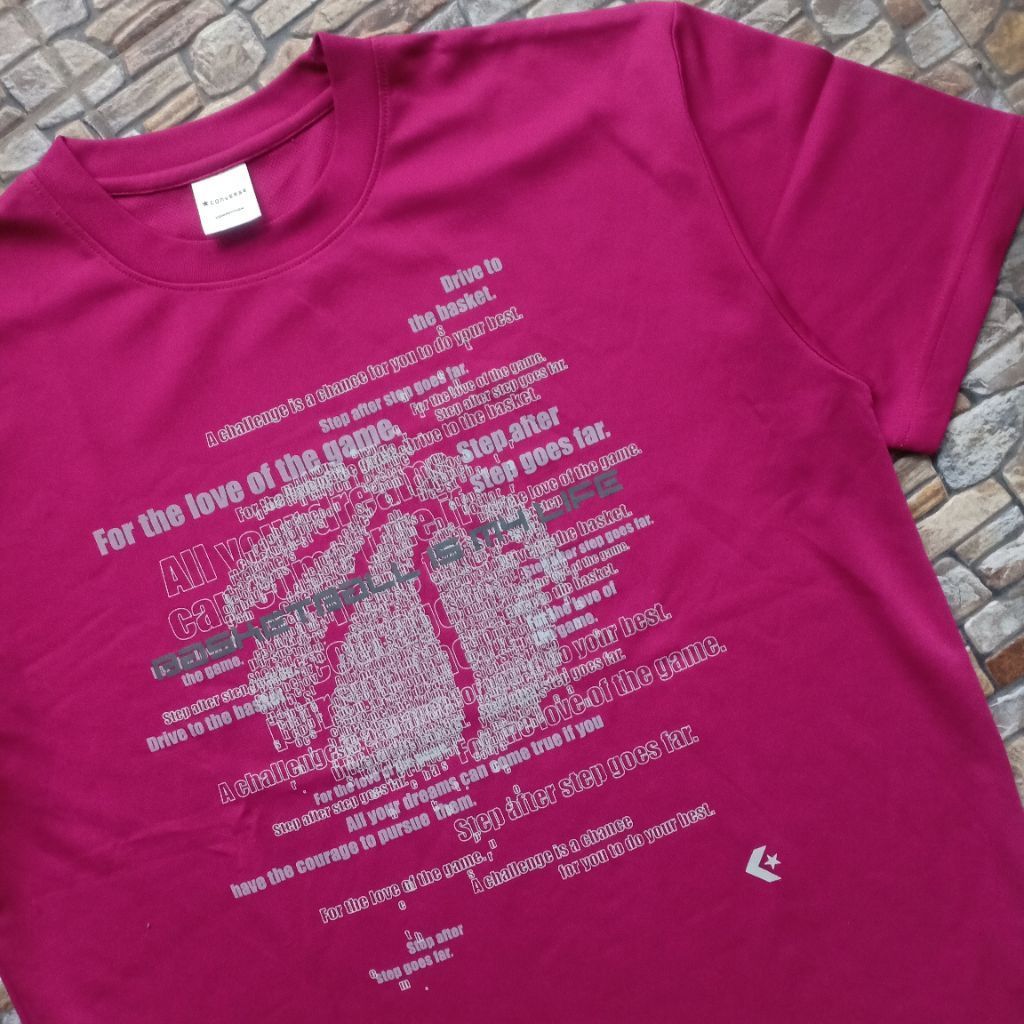 Tshirt Jersey Basket brand Converse original preloved