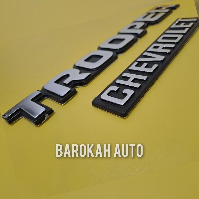 NEW PRODUK TROOPER EMBLEM TULISAN TROOPER CHEVROLET