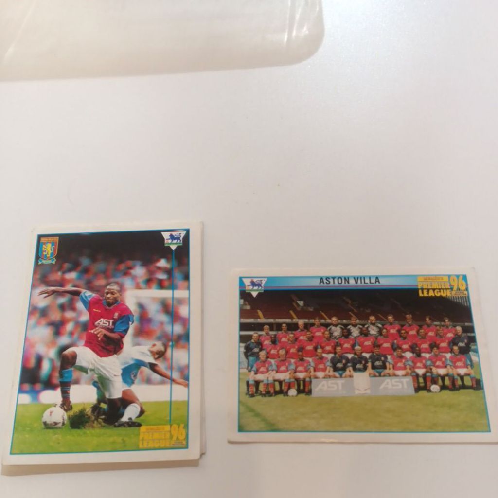 Stiker Bola Merlin EPL 1996 Aston Villa