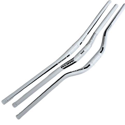 Handlebar Kore Durox / Torsion Stang Sepeda Kore AL 6061 DOUBLE Butted Rise 35 31.8 760mm 80CM White